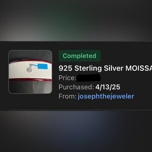 Moissanite Flower Pendant